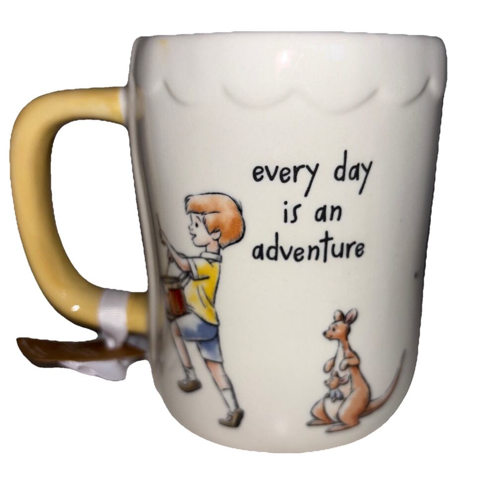 Rae Dunn Disney Winnie the Pooh Coffee Mug "Every Day Is An Adventure" 100th NEW